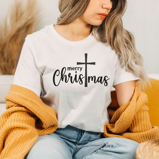 Frohe Weihnachts Cross Faith Shirt (Von Creator hochgeladen)