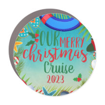 Frohe Weihnachts Cruise Stateroom Door Magnet