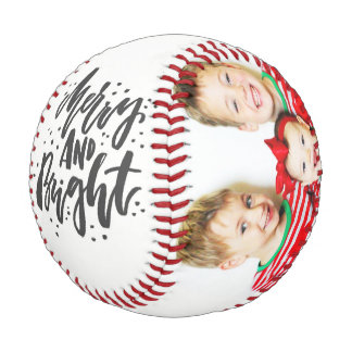 Frohe Weihnachts Custom Family Fotos Baseball