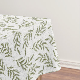 Frohe Weihnachts-Cypress & Snowfall Pattern Urlaub Tischdecke