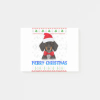 Frohe Weihnachts-Dackel Dackel Santa Ugly Xmas S