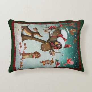 Frohe Weihnachts-Dackel Dog Lovers Geschenk Dekokissen