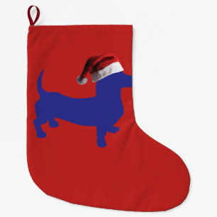 Frohe Weihnachts-Dackel Großer Weihnachtsstrumpf