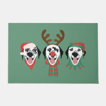 Frohe Weihnachts-Dalmatiner-Hunde