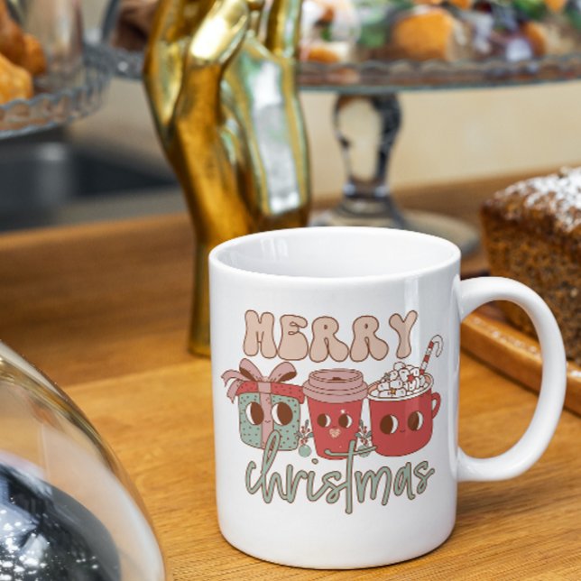 Frohe Weihnachts-Drink-Kaffee-Tasse Kaffeetasse (Von Creator hochgeladen)