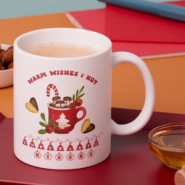 Frohe Weihnachts-Drink-Kaffee-Tasse Tasse (Von Creator hochgeladen)