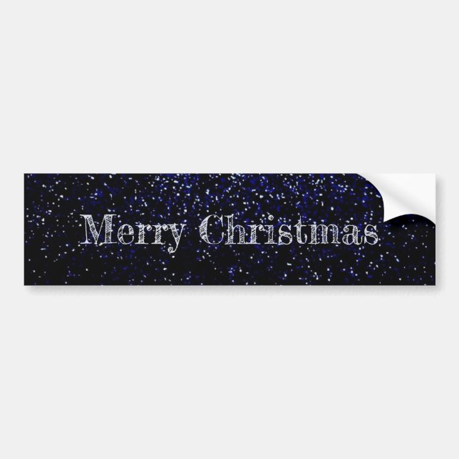 Frohe Weihnachts-Fairy-Staub-Design Autoaufkleber (Vorne)