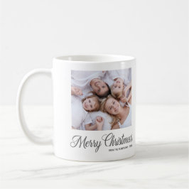 Frohe Weihnachts Familie Foto Geschenk Kaffeetasse