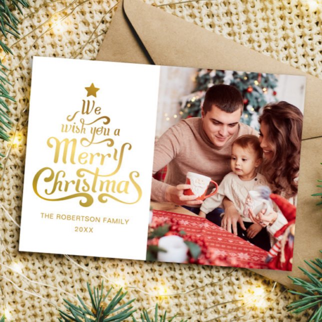 Frohe Weihnachts Familie Foto Weihnachtskarte Feiertagskarte (Von Creator hochgeladen)