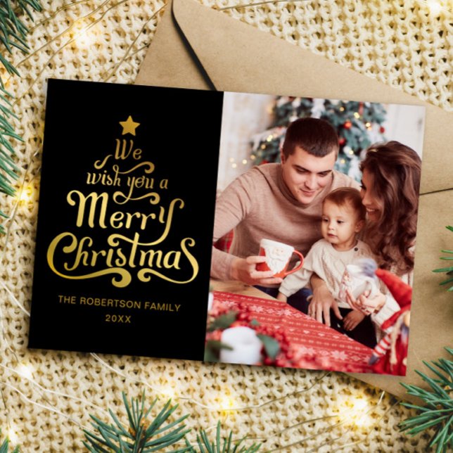 Frohe Weihnachts Familie Foto Weihnachtskarte Feiertagskarte (Von Creator hochgeladen)