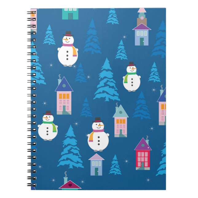Frohe Weihnachts-Festivals Design Notizblock (Vorderseite)