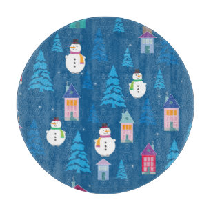 Frohe Weihnachts-Festivals Design Schneidebrett