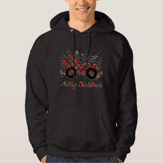 Frohe Weihnachts Feuerwehrfeuer Truck Buffalo Pla Hoodie
