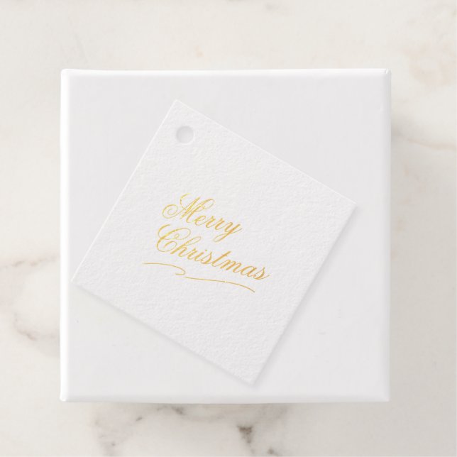 Frohe Weihnachts-Foto Geschenkanhänger (Mit Box)