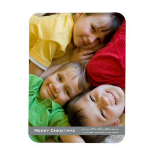 Frohe Weihnachts-Foto Magnet