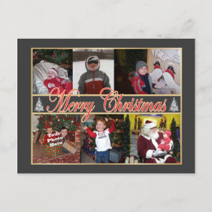 Frohe Weihnachts-Foto Postkarte