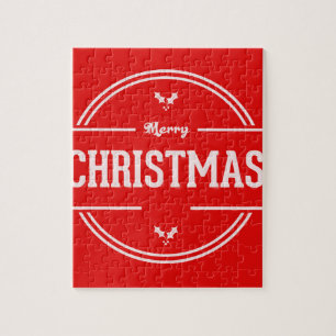 Frohe Weihnachts-Foto-Puzzle Puzzle