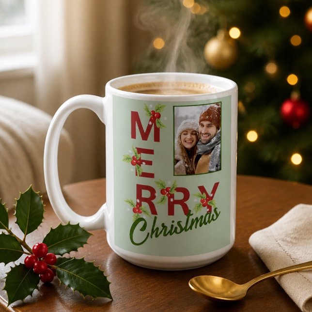 Frohe Weihnachts-Foto-Tasse Kaffeetasse (Von Creator hochgeladen)