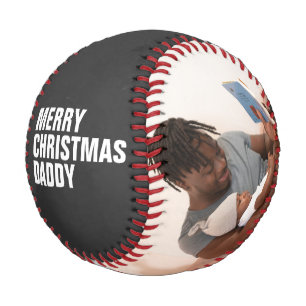 Frohe Weihnachts-Foto Weihnachtsgeschenk Personali Baseball