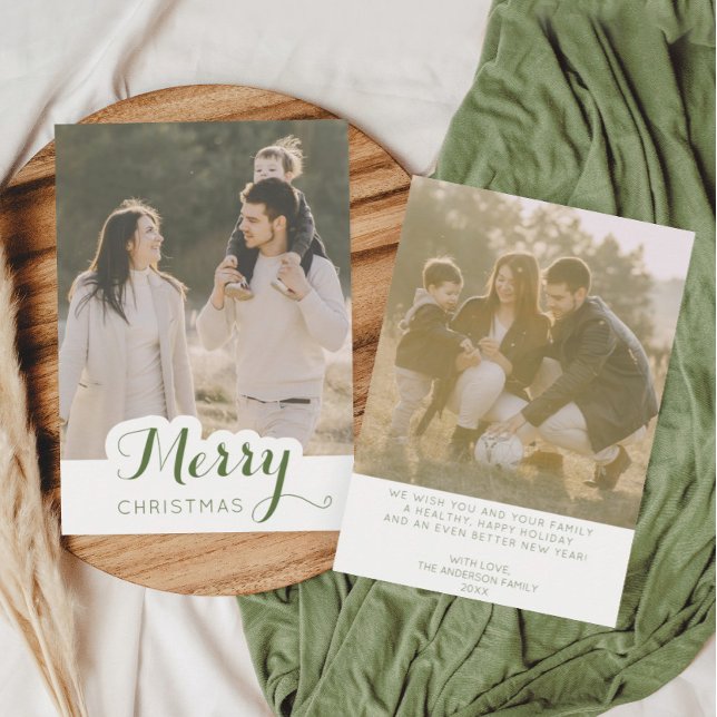 Frohe Weihnachts-Foto Weihnachtskarte Dankeskarte (Von Creator hochgeladen)