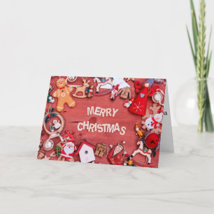 Frohe Weihnachts-Freunde Familie Verwandte Feiertagskarte