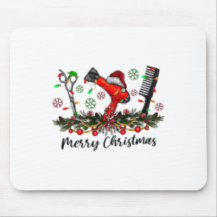 Frohe Weihnachts Friseur Friseur Matching C Mousepad