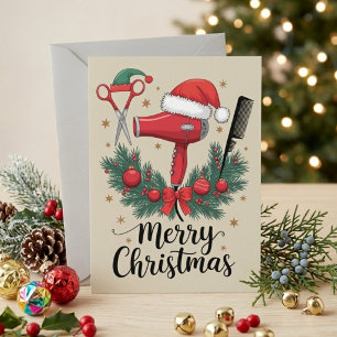 Frohe Weihnachts-Friseur Weihnachten Friseur Xmas
