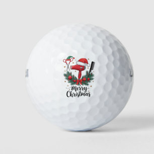 Frohe Weihnachts-Friseur Weihnachten Friseur Xmas Golfball