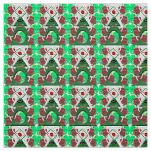 Frohe Weihnachts Fußball Sportkleidung Stoff