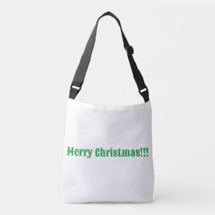 Frohe Weihnachts gedruckte Texte über Print Style Tragetaschen Mit Langen Trägern