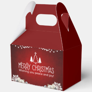 Frohe Weihnachts-Geschenkboxen - Feierliche Ruhe u Geschenkschachtel