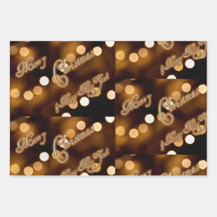 Frohe Weihnachts Geschenkpapier verpacken! Set