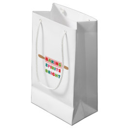 Frohe Weihnachts-Geschenktüte 'Baking Spirits Brig Kleine Geschenktüte