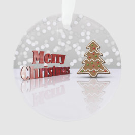 Frohe Weihnachts-Gingerbread-Bäume Ornament