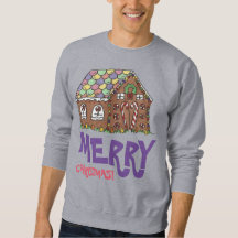 Frohe Weihnachts Gingerbread House Ugly Sweater