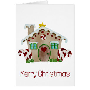 Frohe Weihnachts-Gingerbrothaus