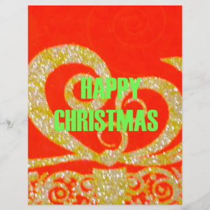 Frohe Weihnachts-Glitzer Red Text Muster Design