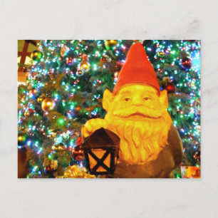 Frohe Weihnachts-Gnome Feiertagspostkarte