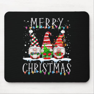 Frohe Weihnachts Gnome Funny Familie Weihnachten K Mousepad