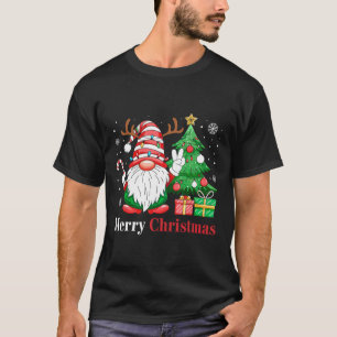 Frohe Weihnachts Gnome S Familienurlaub Xmas Pajam T-Shirt