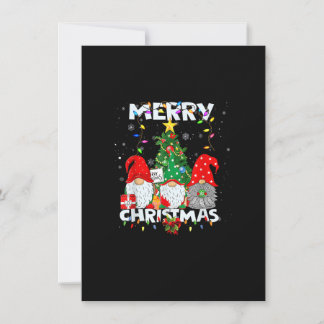 Frohe Weihnachts Gnome Shirt Funny Familie Weihnac Einladung