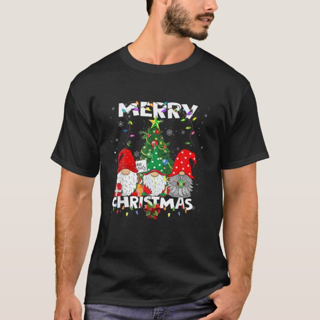 Frohe Weihnachts Gnome Shirt Funny Family Weihnach (Vorderseite)