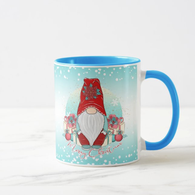 Frohe Weihnachts-Gnome-Tasse Tasse (Rechts)