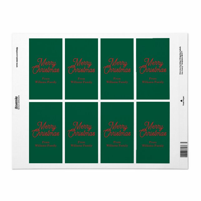 Frohe Weihnachts Grün Drehbuch Urlaub (Vorne)