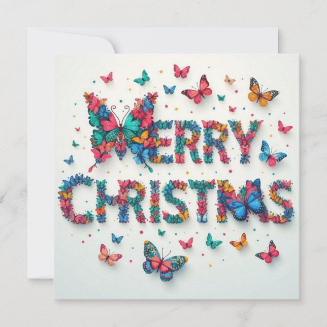 Frohe Weihnachts-Grußkarten Karte (Vorderseite)