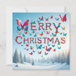 Frohe Weihnachts-Grußkarten Karte