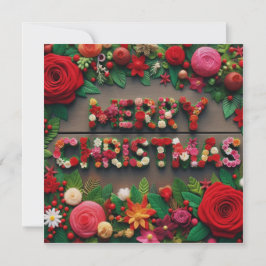 Frohe Weihnachts-Grußkarten Karte