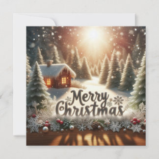 Frohe Weihnachts-Grußkarten Karte