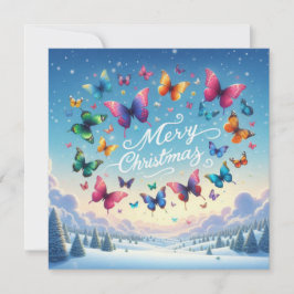 Frohe Weihnachts-Grußkarten Karte