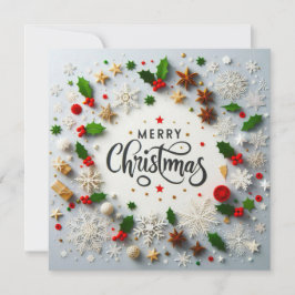 Frohe Weihnachts-Grußkarten Karte